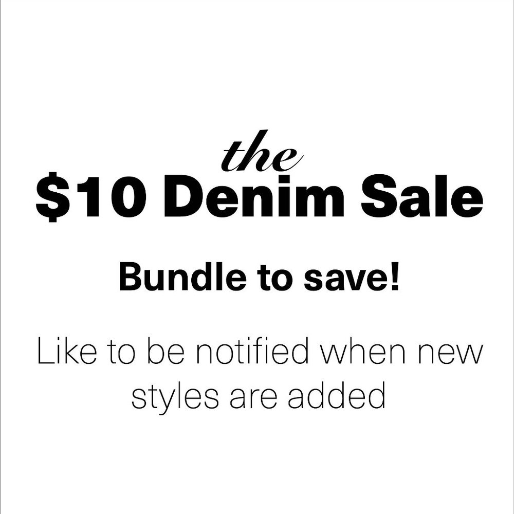 The $10 Denim Sale!